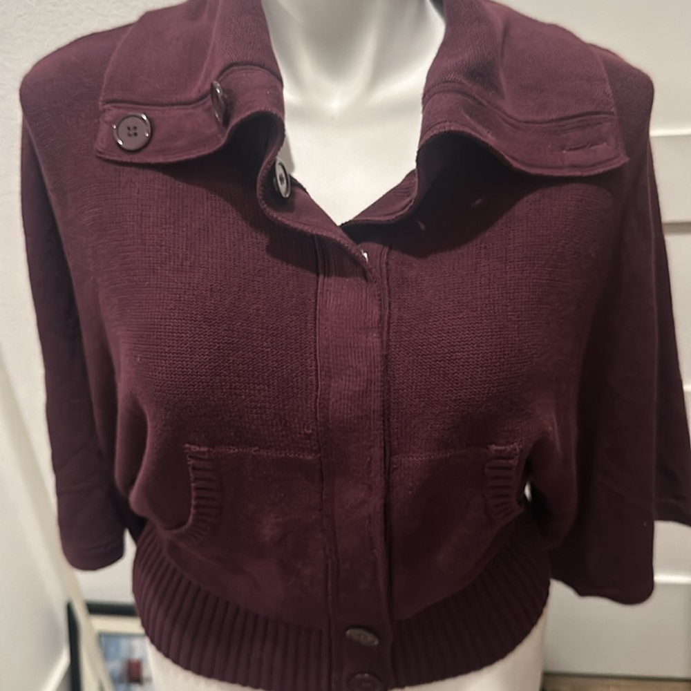 NWT Pink Rose Cardigan/Jacket Size M